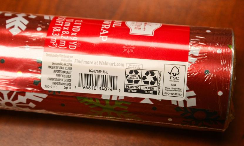 Many holiday items, cookies tins, wrapping paper and gift bags come with the recycling instructions Things not to recycle,