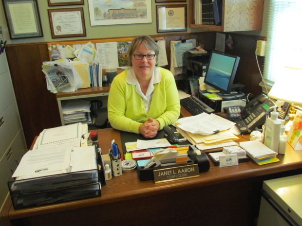 Town clerk still enjoying job after 20 years