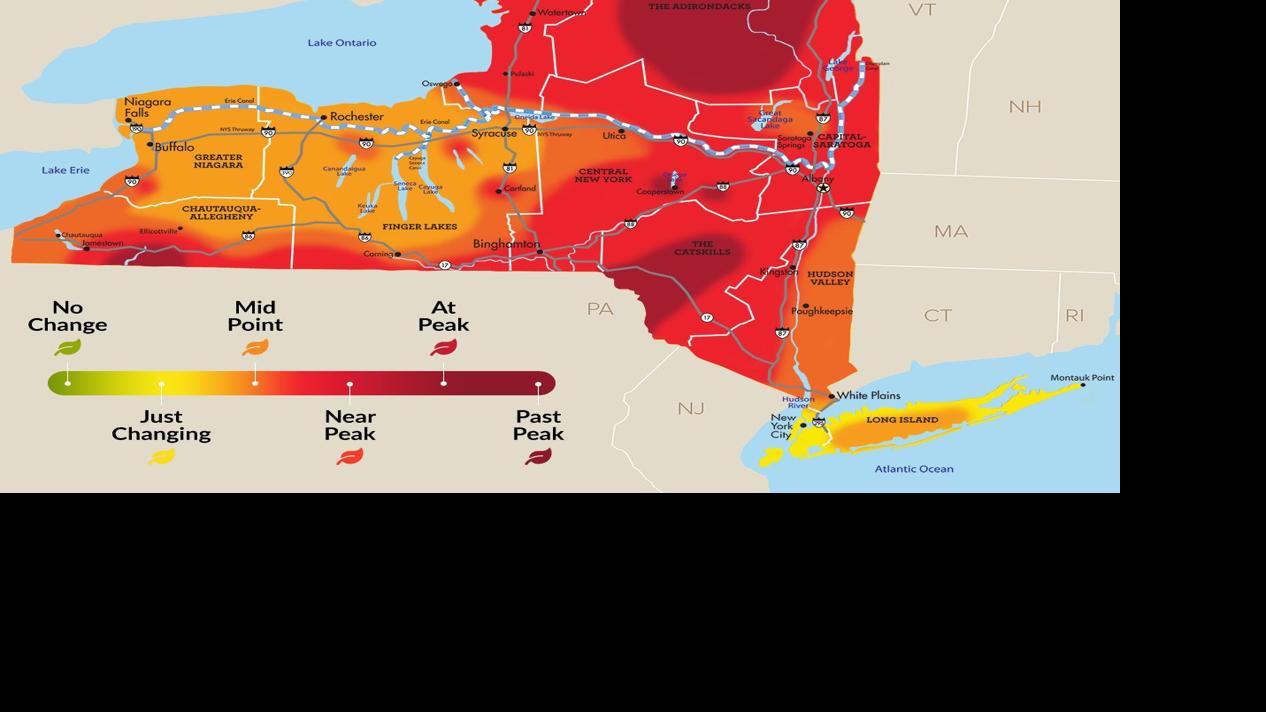 New York state fall foliage report for week of Oct 16 22  Local News  