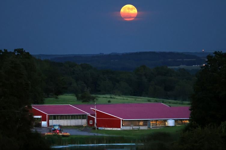 Moon over Owasco