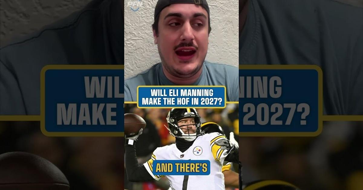 Canton Is Calling Big Ben Before Eli Manning