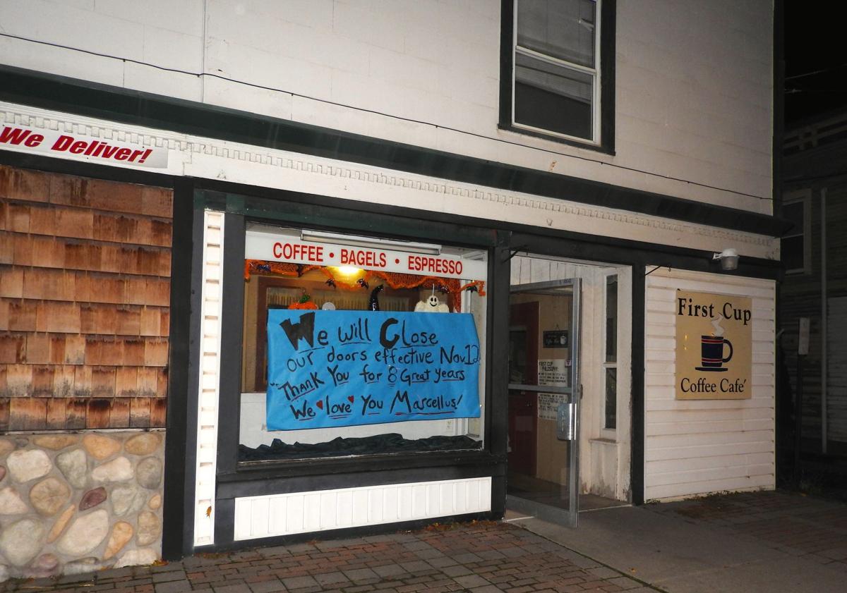 Marcellus' First Cup Coffee Café loses lease, will close Saturday after