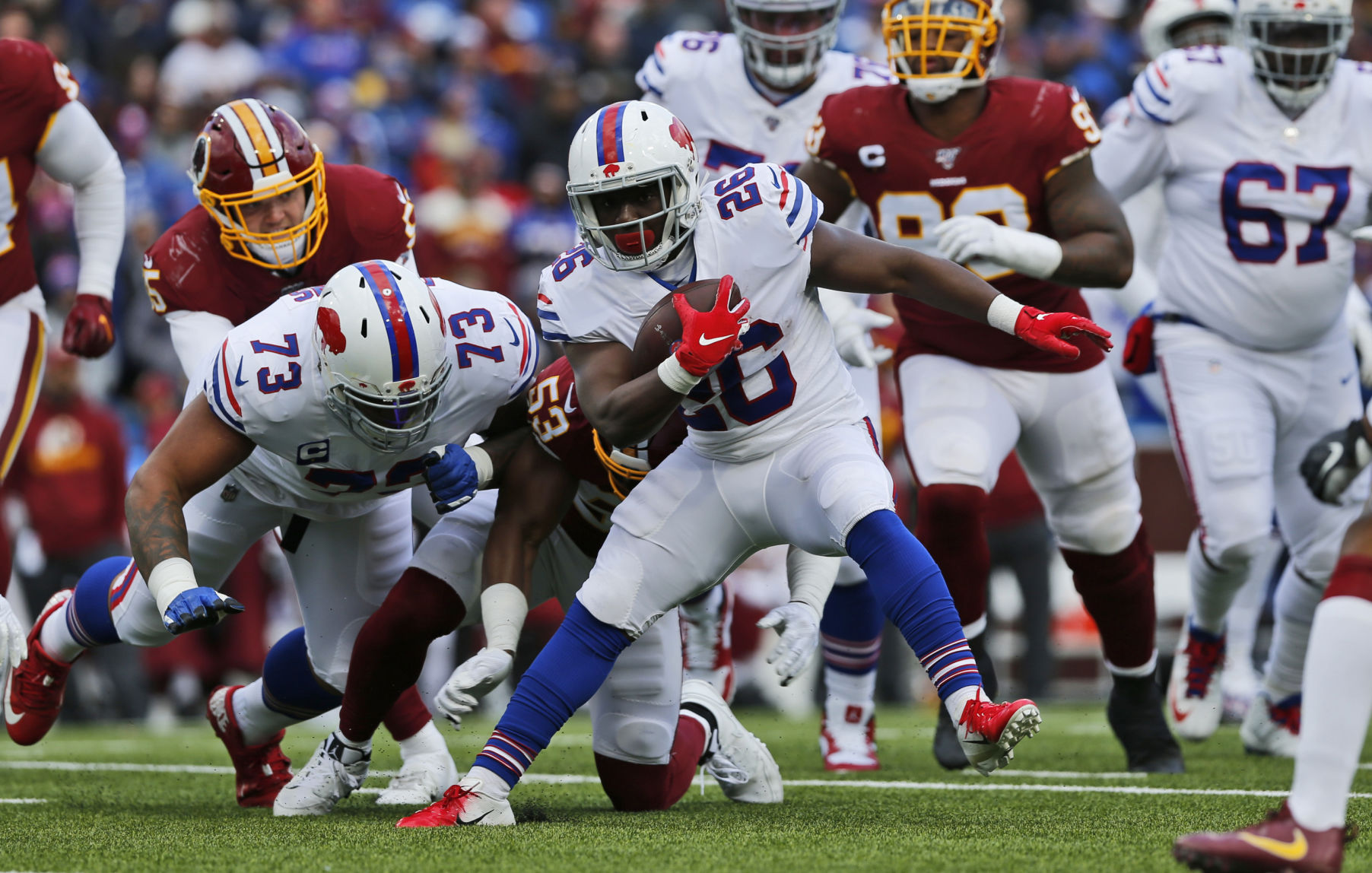 Buffalo Bills Week 9 Report Card: Allen, Singletary Lead Bills To 24-9 ...