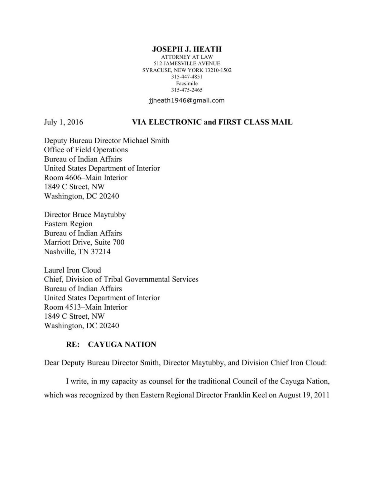 letter from attorney