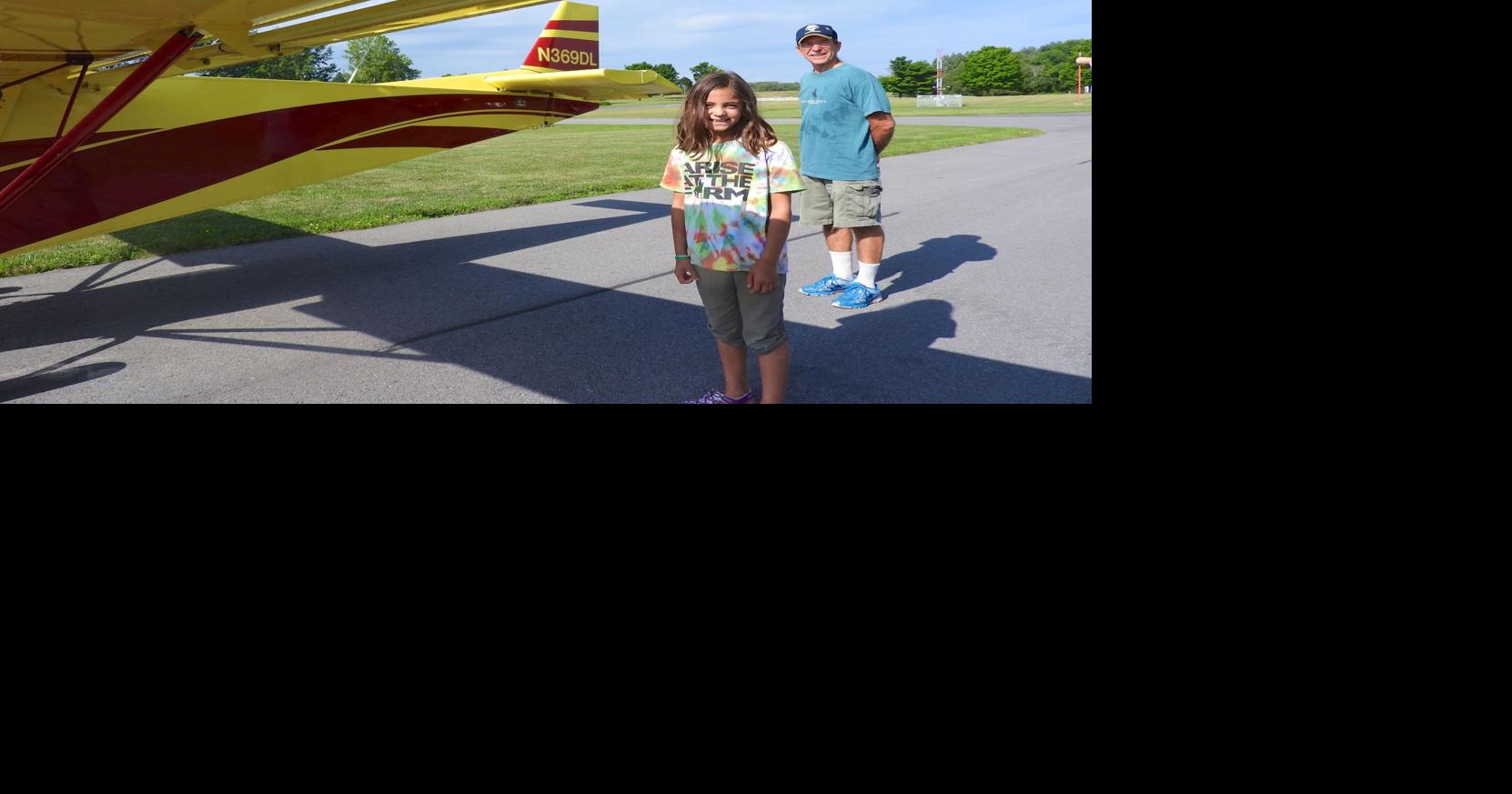 Young Eagles Program at Skaneateles Aerodrome introduces boys and girls