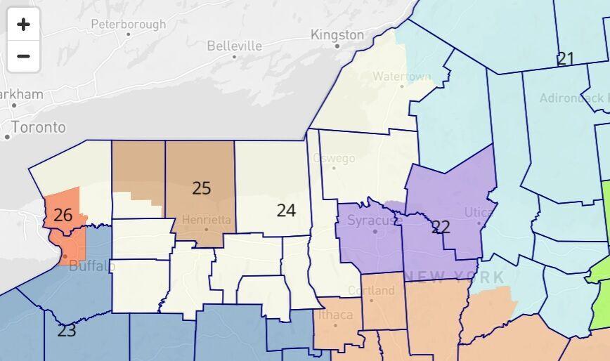 Cayuga County kept whole in final NY congressional, state Senate