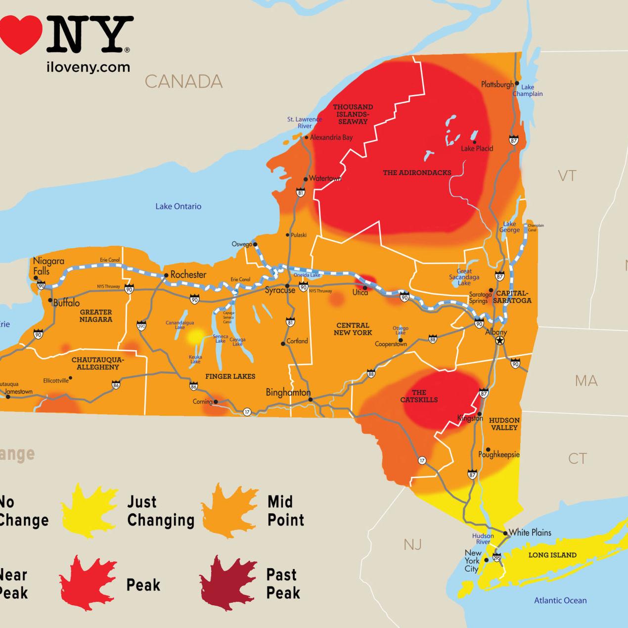 New York State Fall Foliage Report For Week Of Oct 10 Local