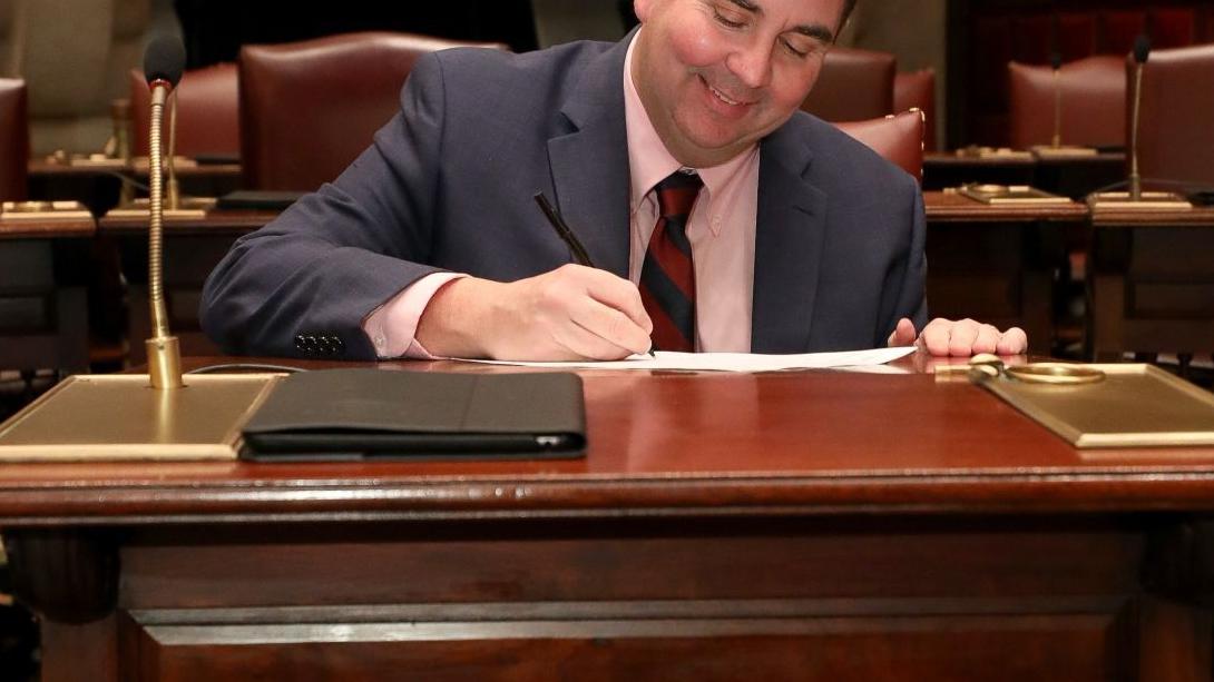 No vacancy: John Mannion sworn in as NY senator - Vimarsana News