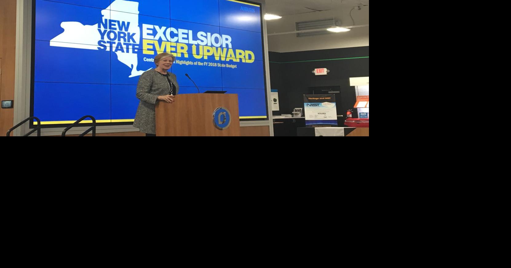 NY labor commissioner during Auburnarea visit Tuitionfree college