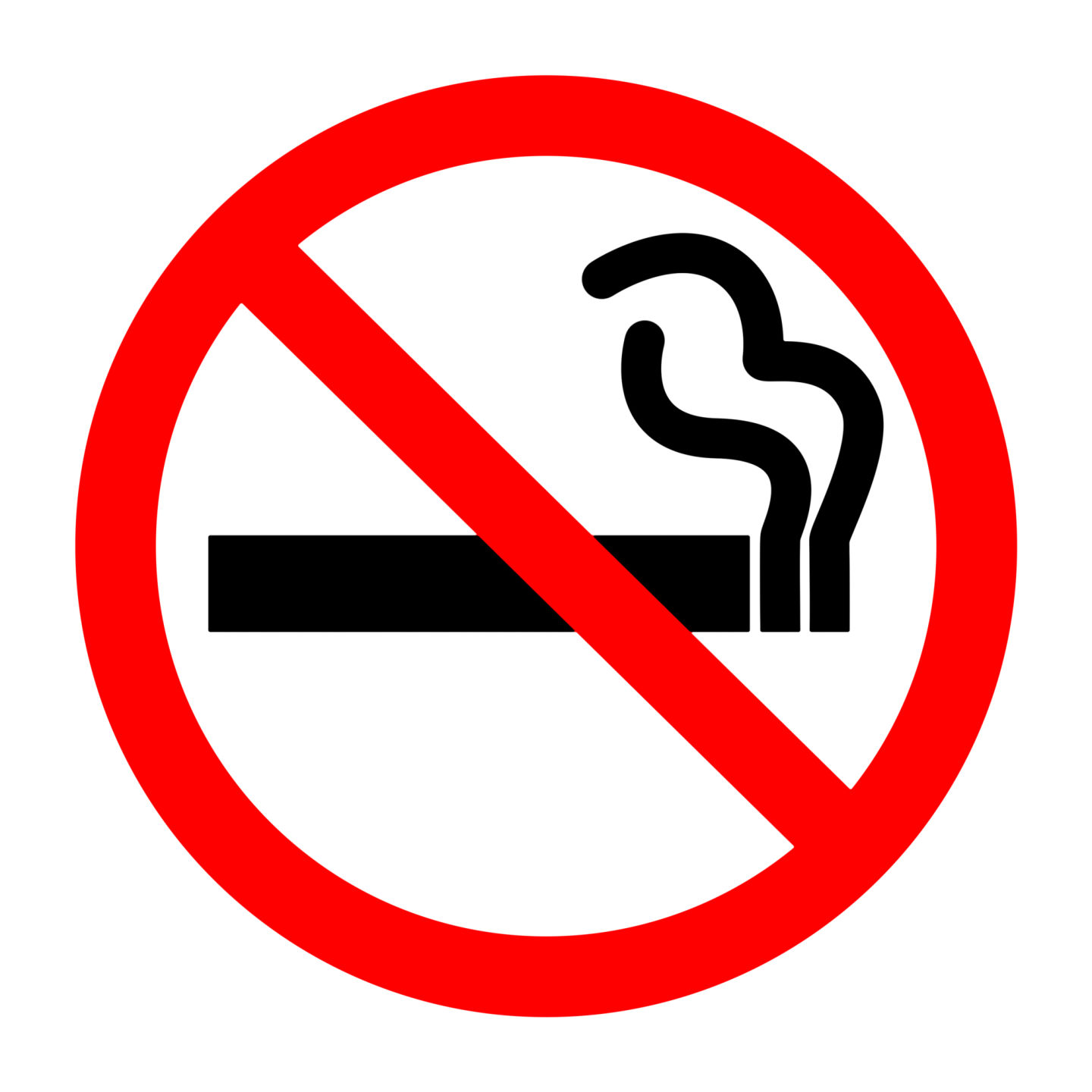 No smoking sign