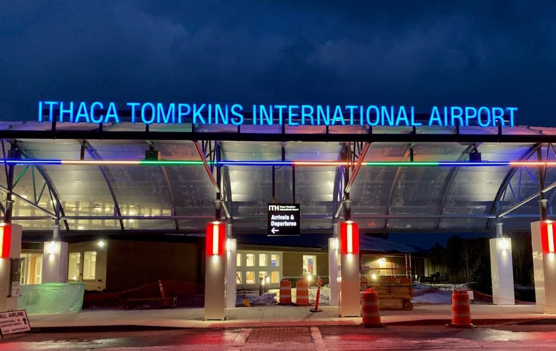 ithaca tompkins regional airport logo