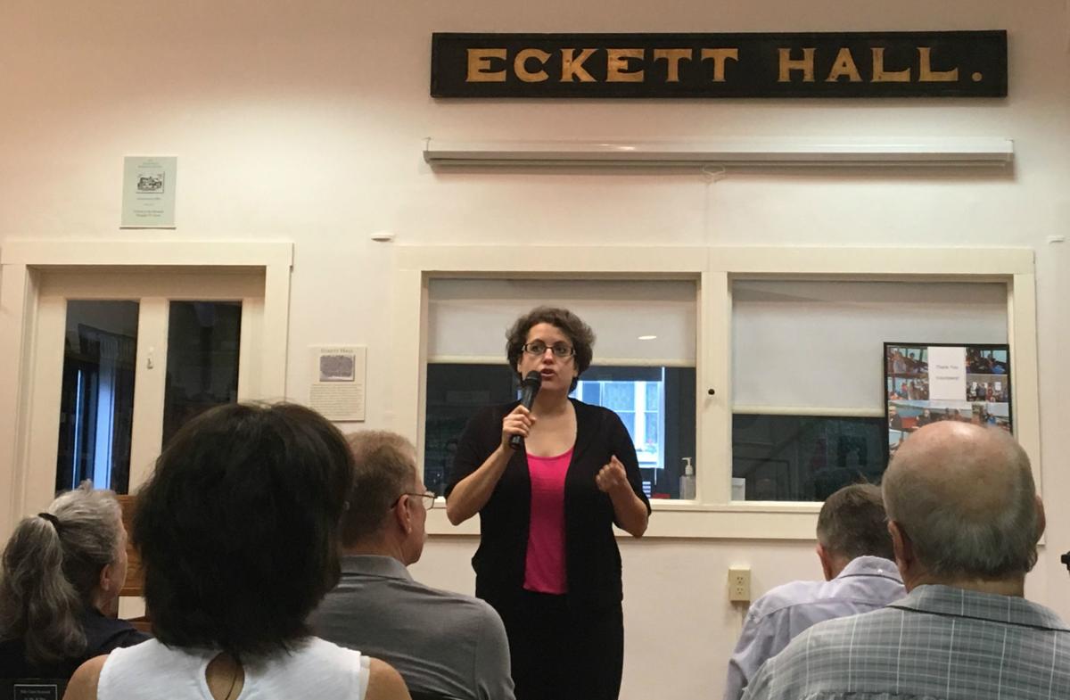 Balter takes questions about race for Congress, top issues at