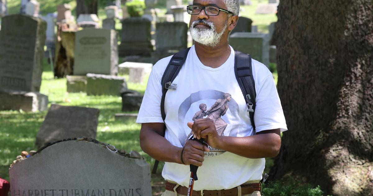 Gallery: 750-mile Tubman pilgrimage stops in Auburn on Juneteenth