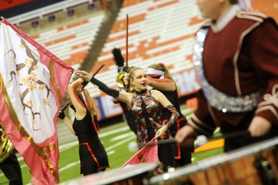 Marching bands from Auburn, JordanElbridge take to Carrier Dome for