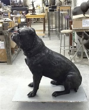 yale stuffed bulldog