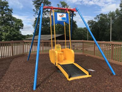 Wheelchair Accessible Swing Installed At Casey Park In