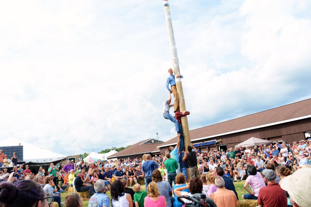 70th annual Jordan Fall Festival closes with greased pole climb, car