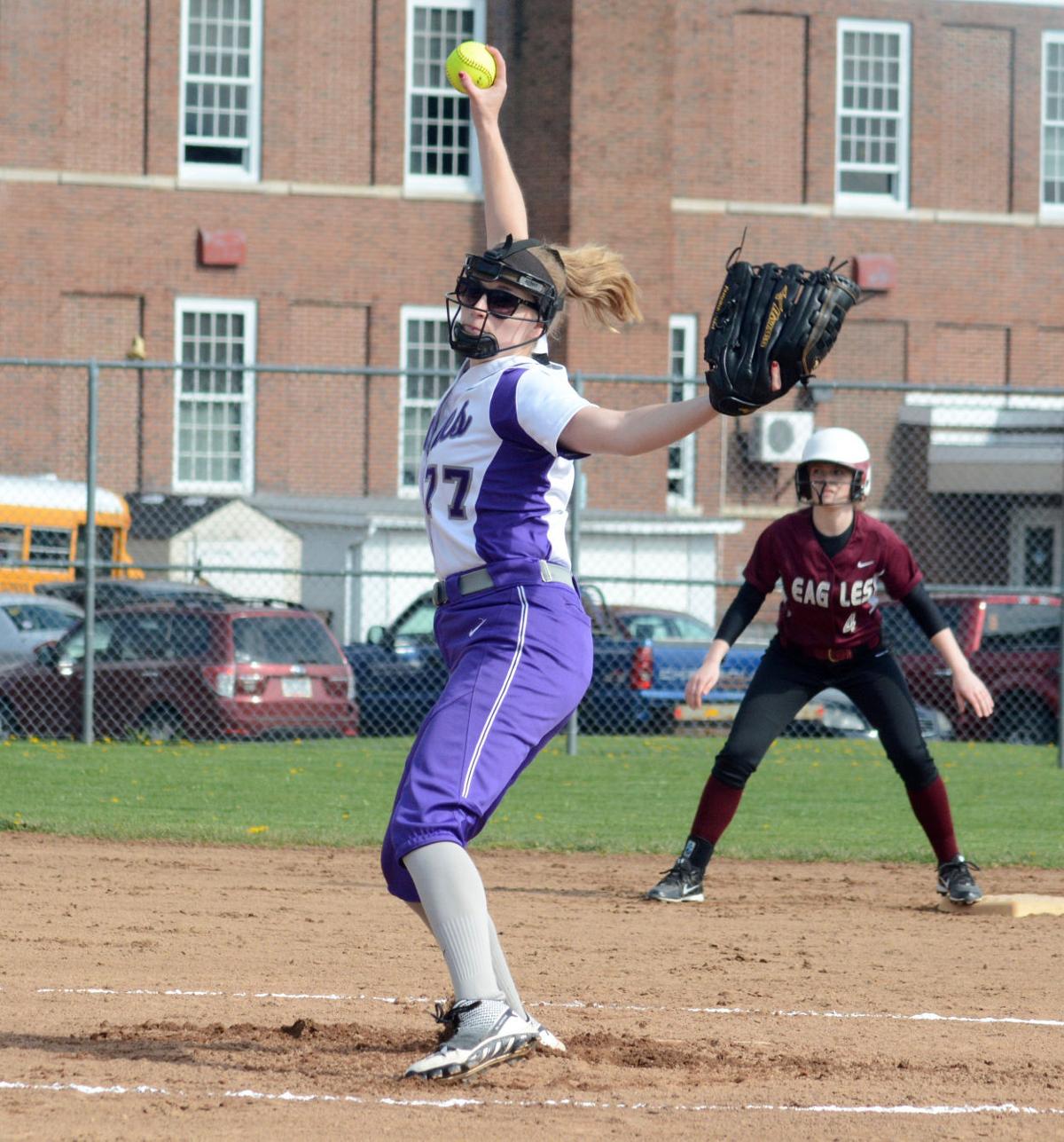 Union Springs softball shakes off rust, tops Whitney Point for 11th