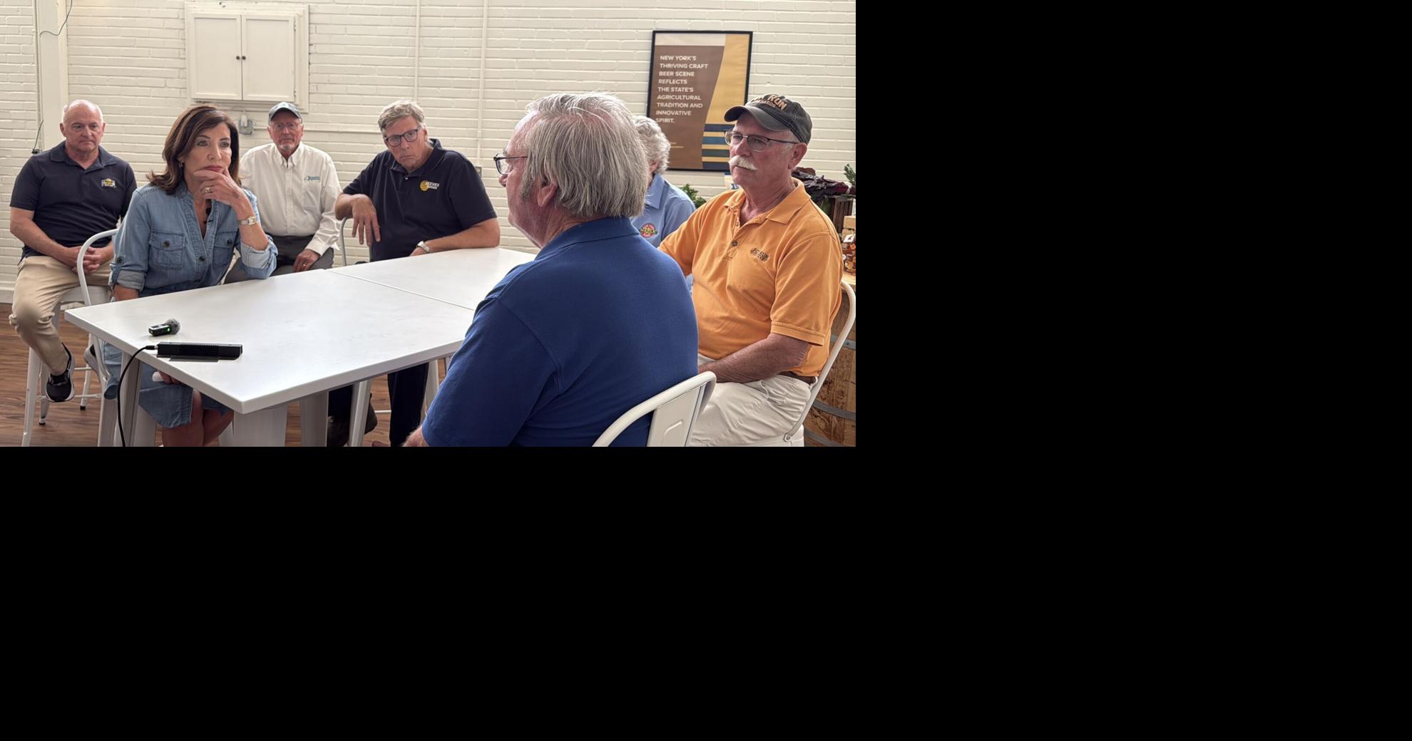 At NYS Fair, Hochul hears from concerned NY farmers about Trump trade fights