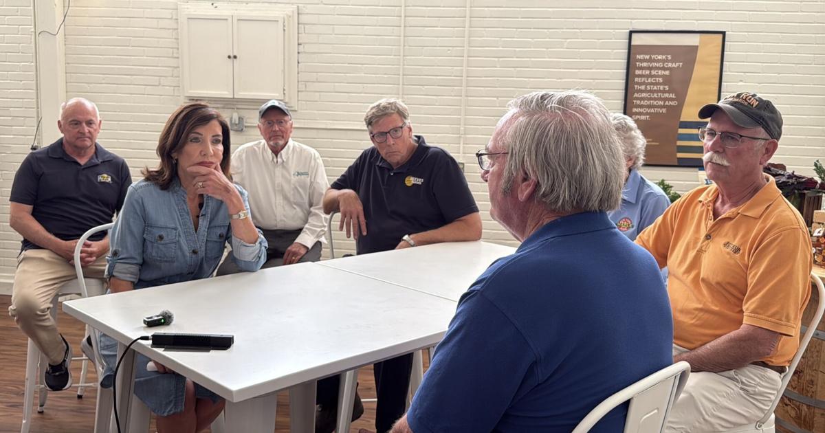 At NYS Fair, Hochul hears from concerned NY farmers about Trump trade fights