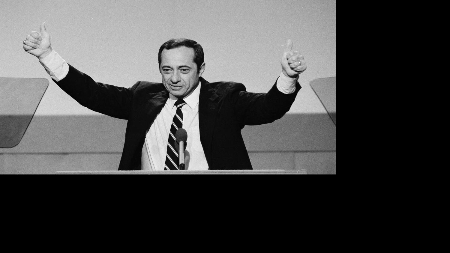 Former NY Gov. Mario Cuomo, father of Gov. Andrew Cuomo ...