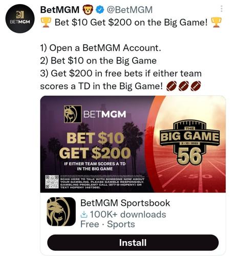 New York officials warn about 'misleading' mobile betting promotions ahead  of Super Bowl