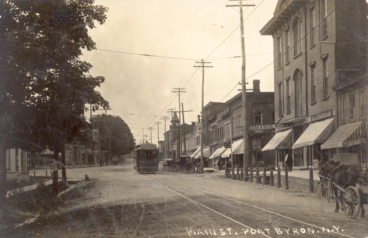 Riley Main Street, Port Byron, in the early 20th century