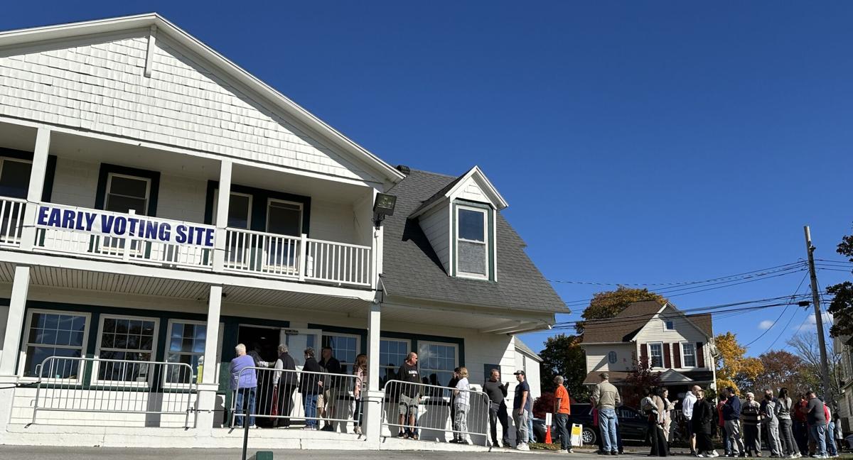 Cayuga County sets opening day record as early voting begins