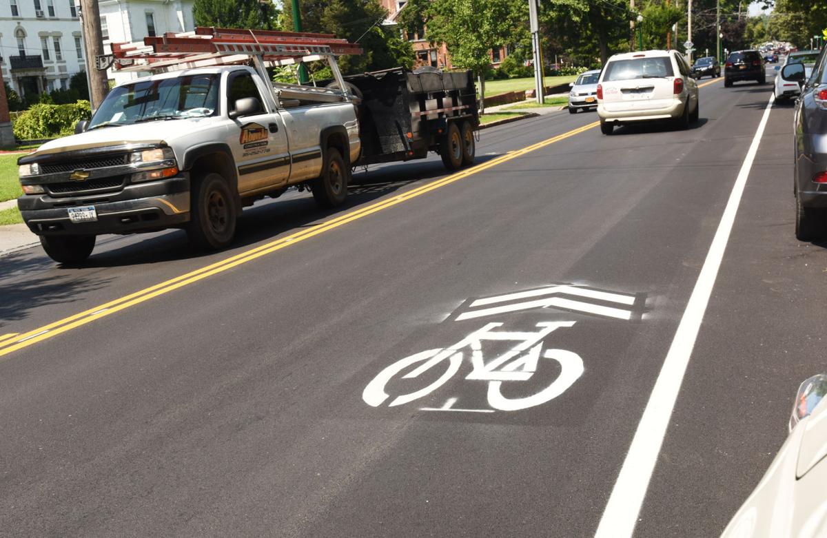Newly Repaired Auburn Roads Feature Contemporary Traffic Safety Symbols