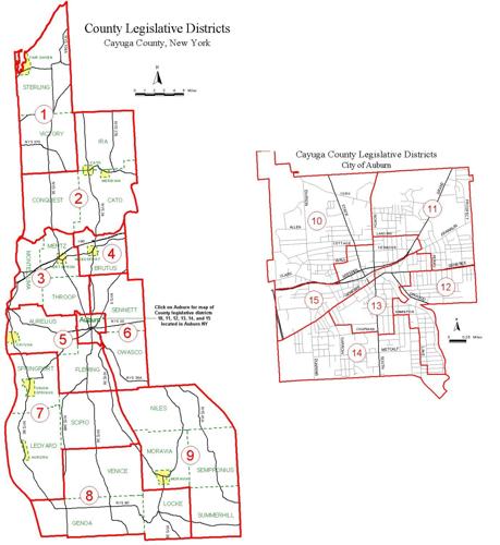 Cayuga County Legislature redistricting talks progress