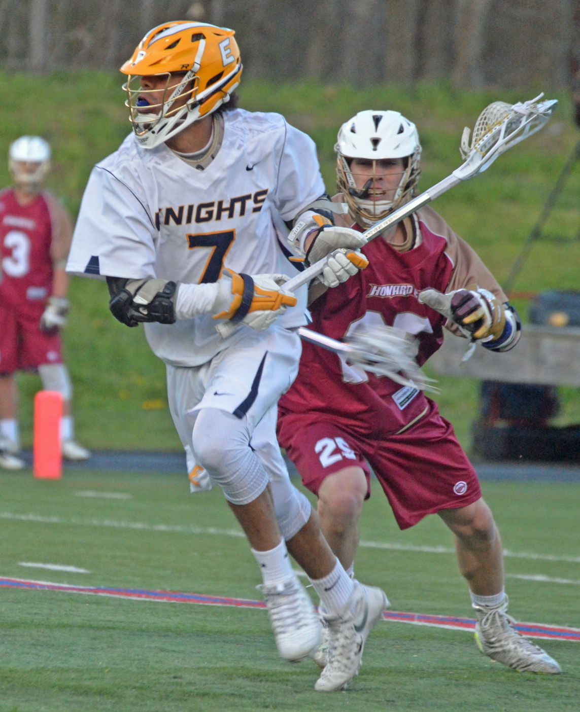 Knights Mens Lacrosse Storms Past Howard Sports 