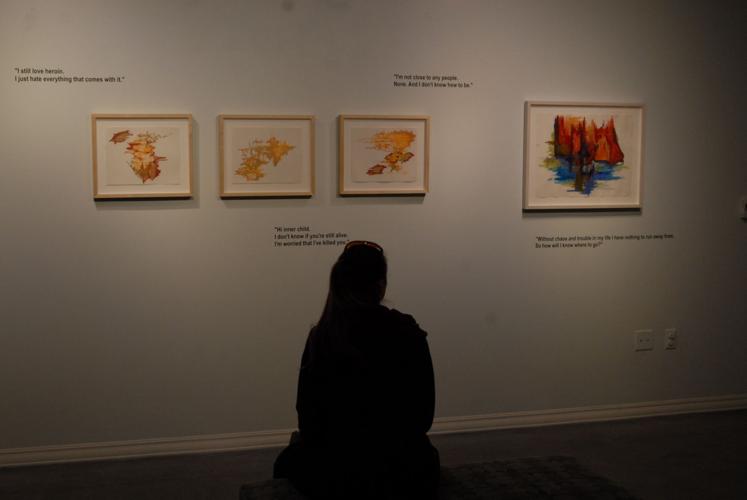 CCBC art exhibition sheds light on the darkness of mental illness, addiction