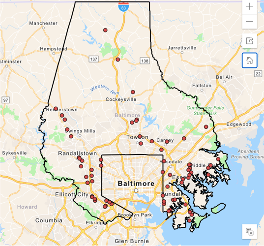 Baltimore County releases new food pantry locator Local
