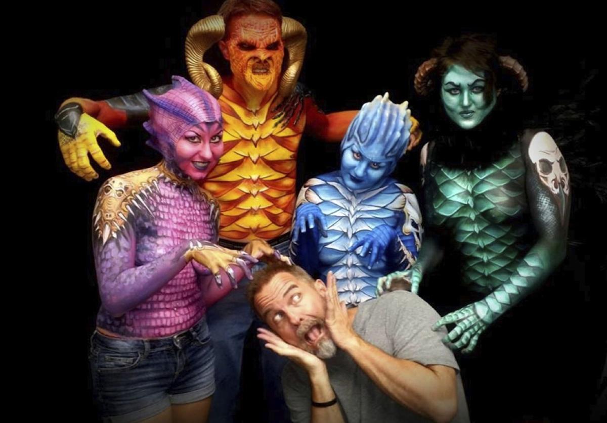 Monster Mathematics Teaches The Scarier Side Of Face Body Painting Local Avenuenews Com