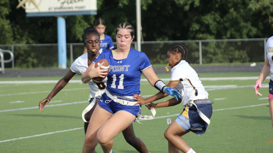 Sparrows Point girls flag football loses to Perry Hall, 25-6 | News ...