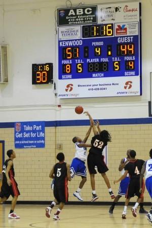 Kenwood High School Receives New Basketball Scoreboard And Shot