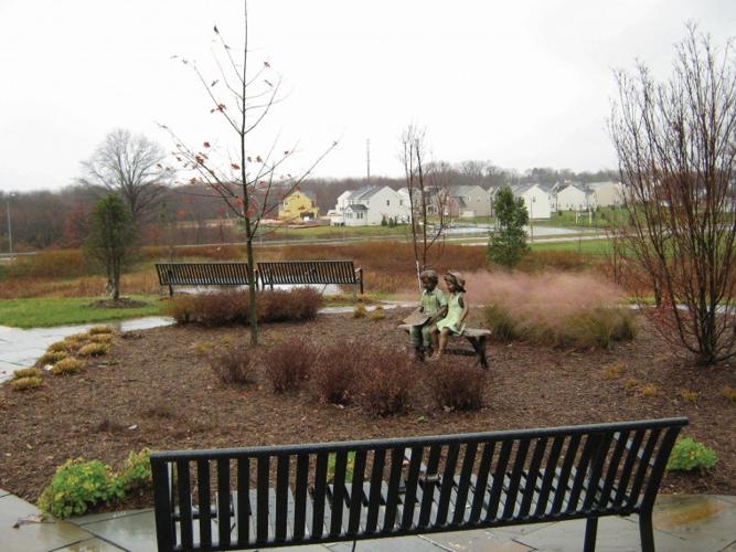 Library officials unveil new reading garden at Perry Hall Library