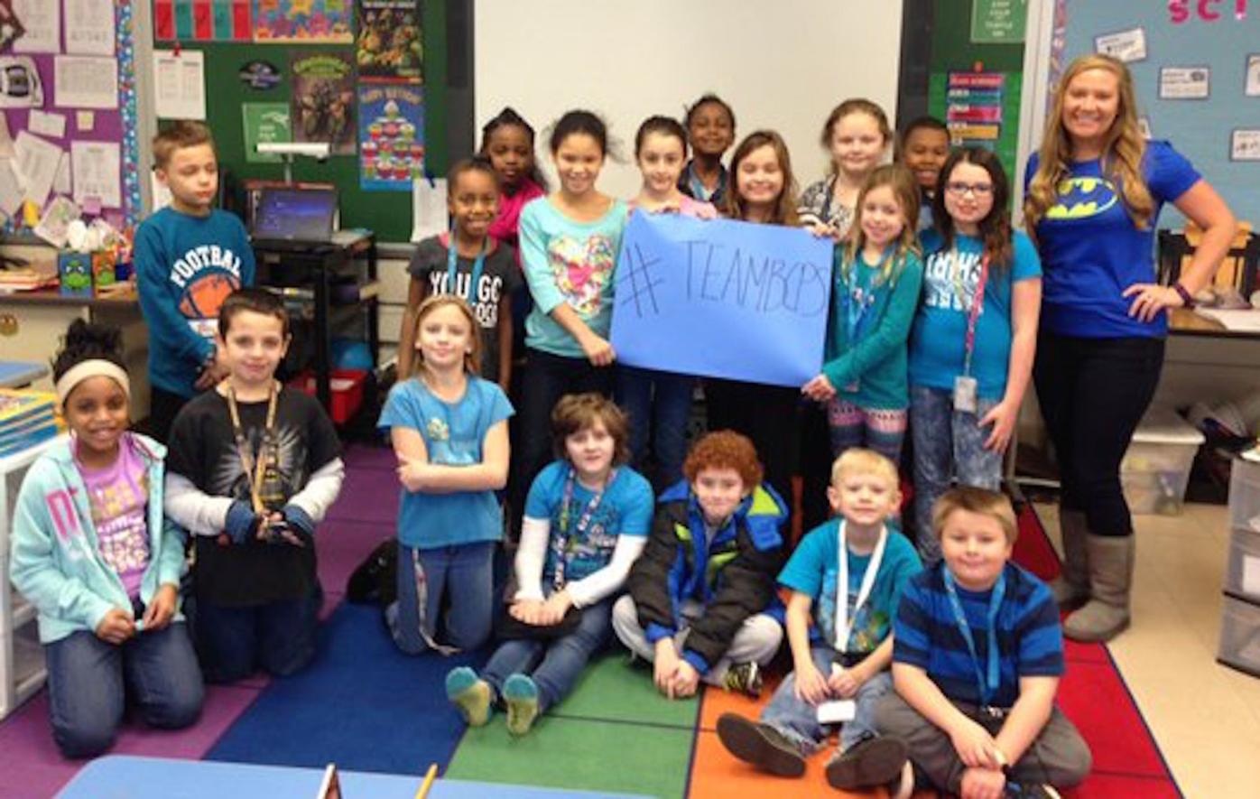 Students, teachers don blue for Team BCPS Day Local