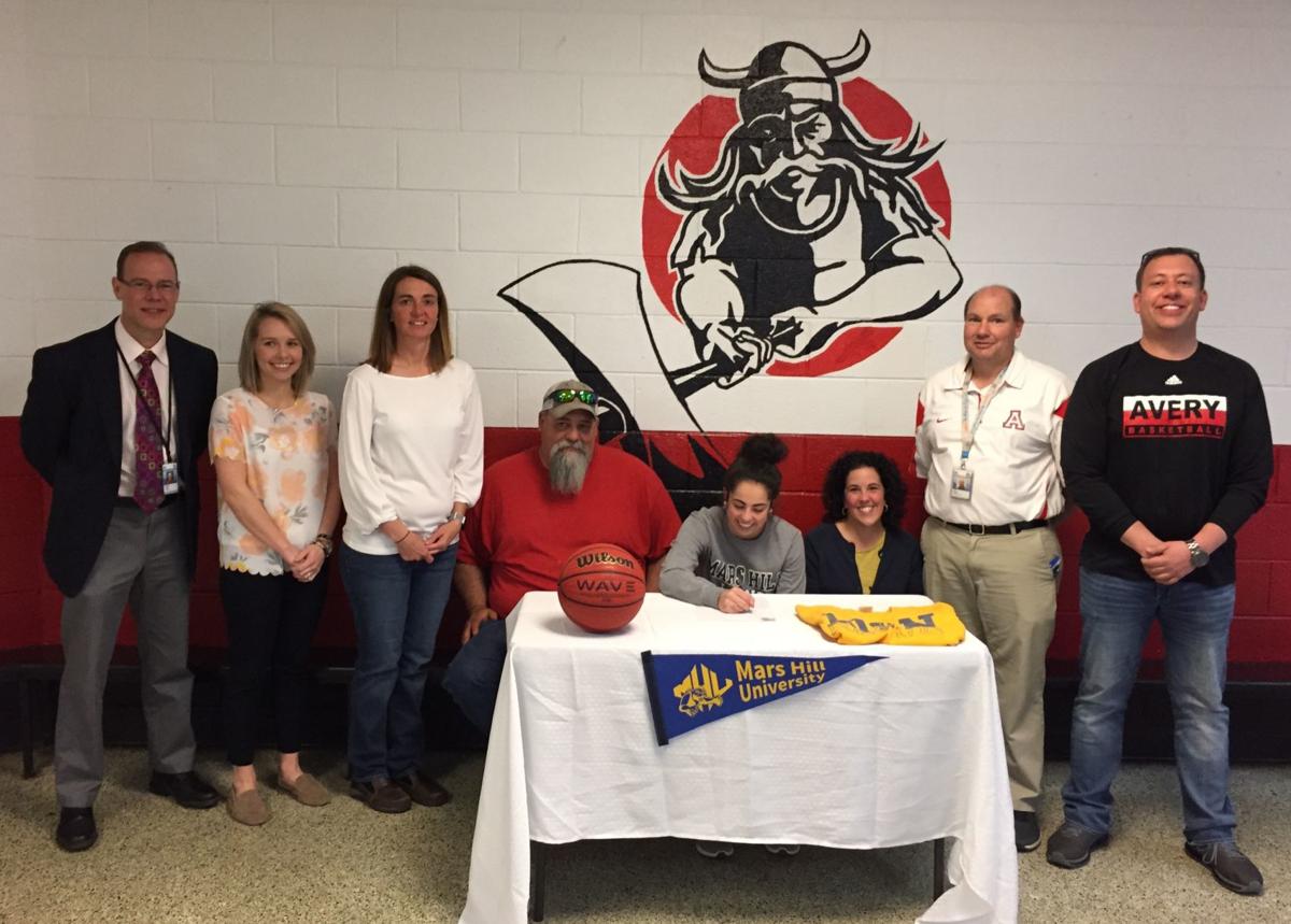 Mcintosh Inks To Play Basketball At Mars Hill University Sports Averyjournal Com