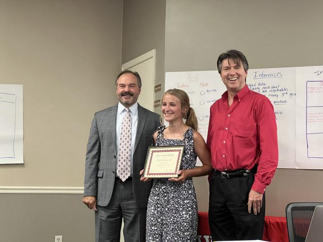 Board of Education recognizes scholastic excellence, pair of outgoing ...