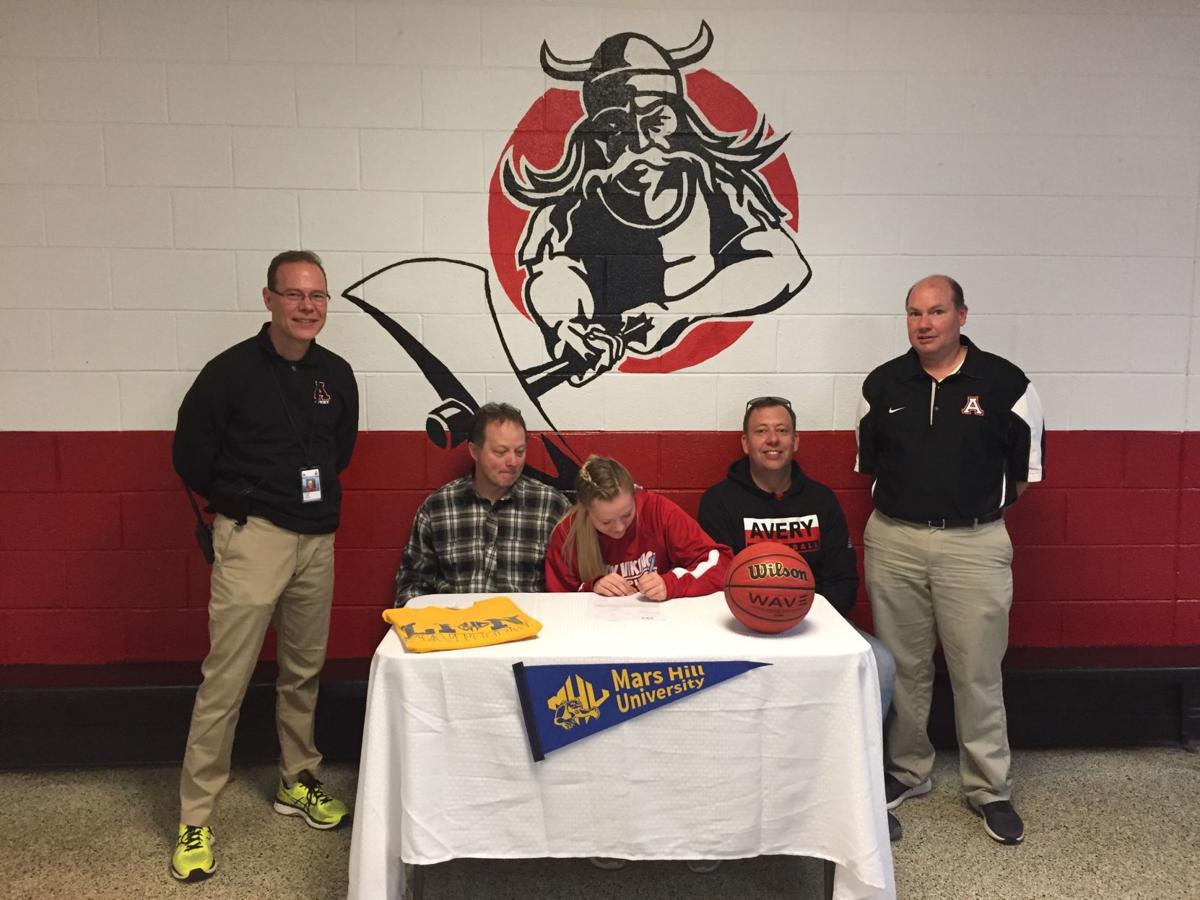Nelson Signs To Play Basketball At Mars Hill Sports Averyjournal Com