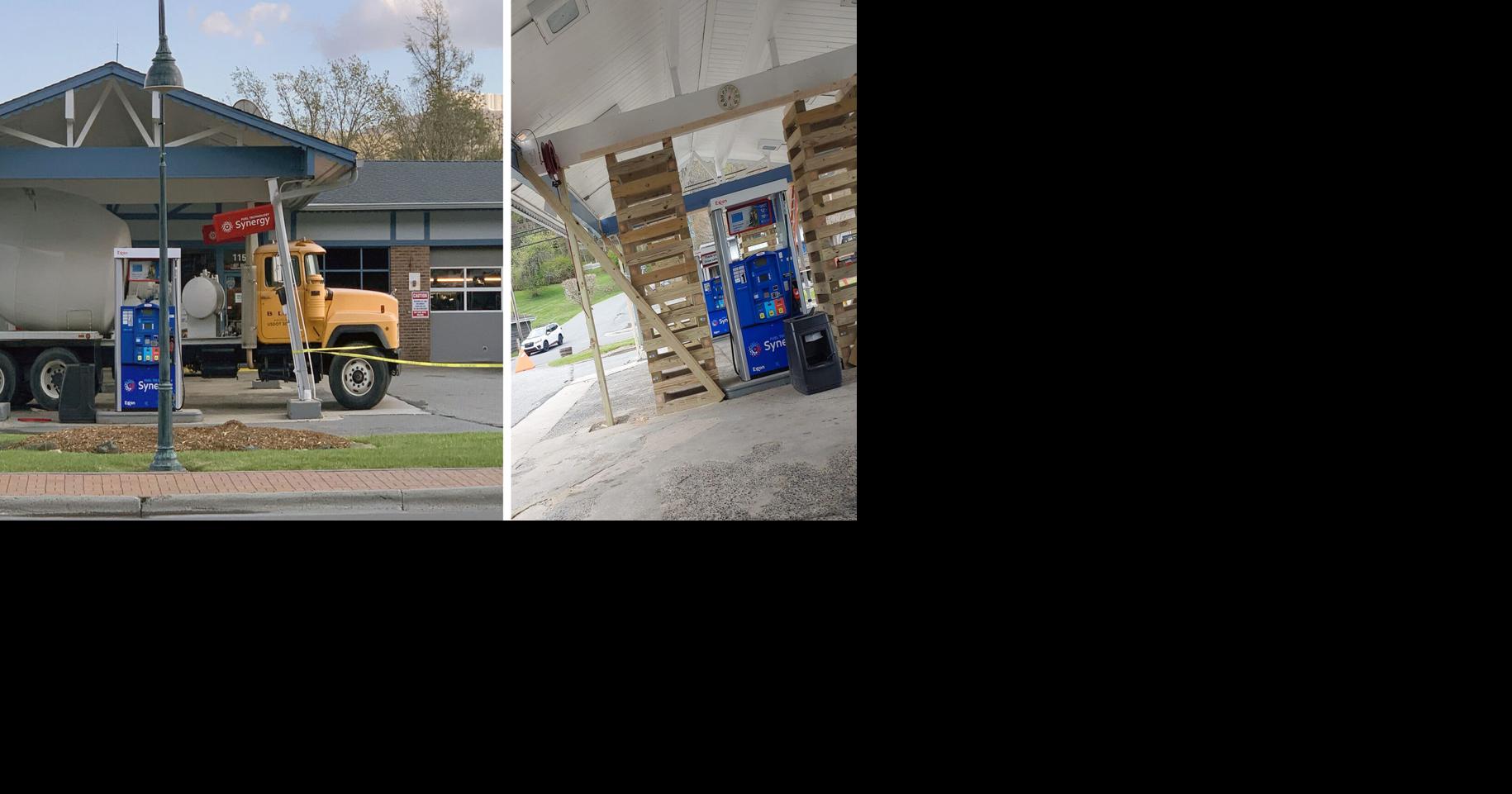 Banner Elk Exxon temporarily closed after truck lodged at pump News