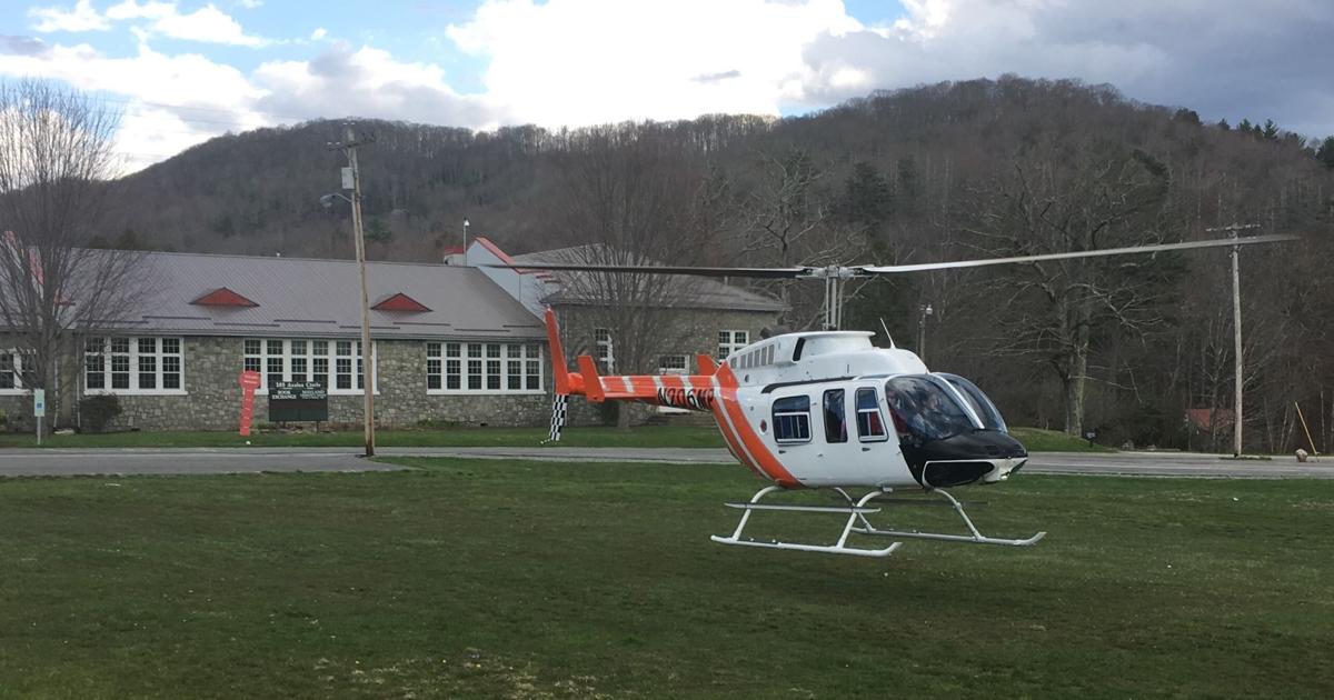 Helicopter lands at Historic Banner Elk School News