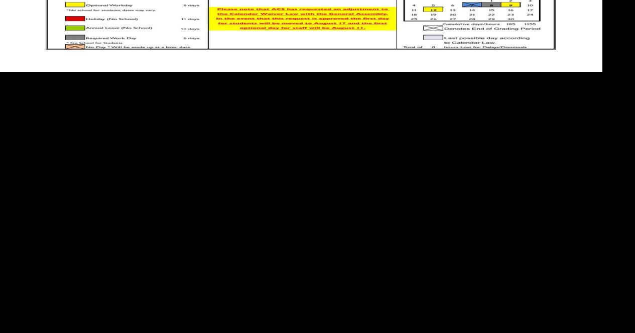 ACS Calendar