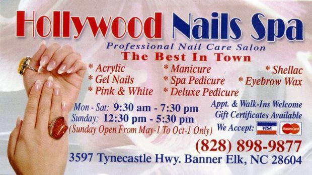 Hollywood Nails Spa Nails Pedicure Manicure Mani Pedi Acrylic