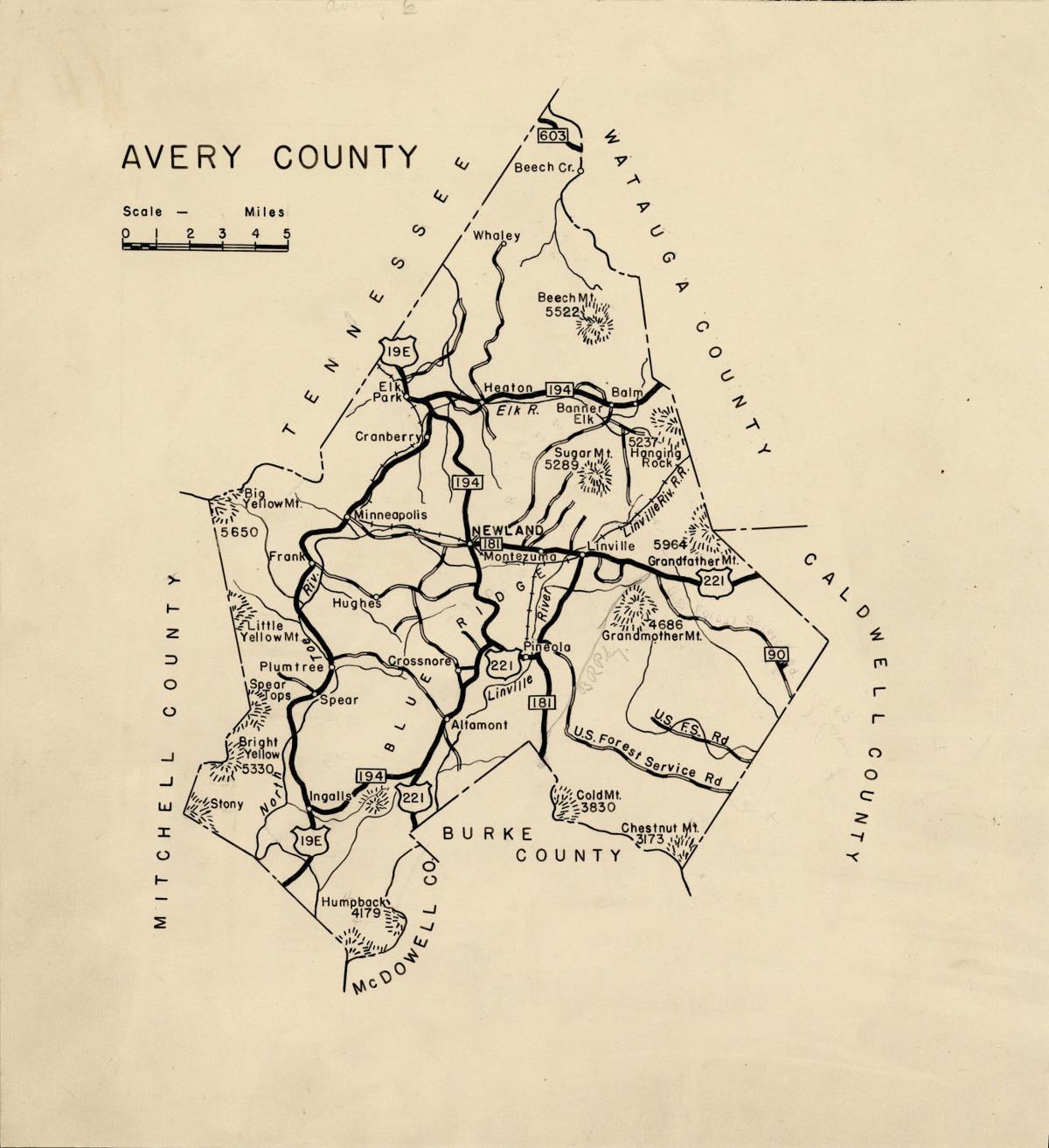 Avery County 161 Years in the Making Avery