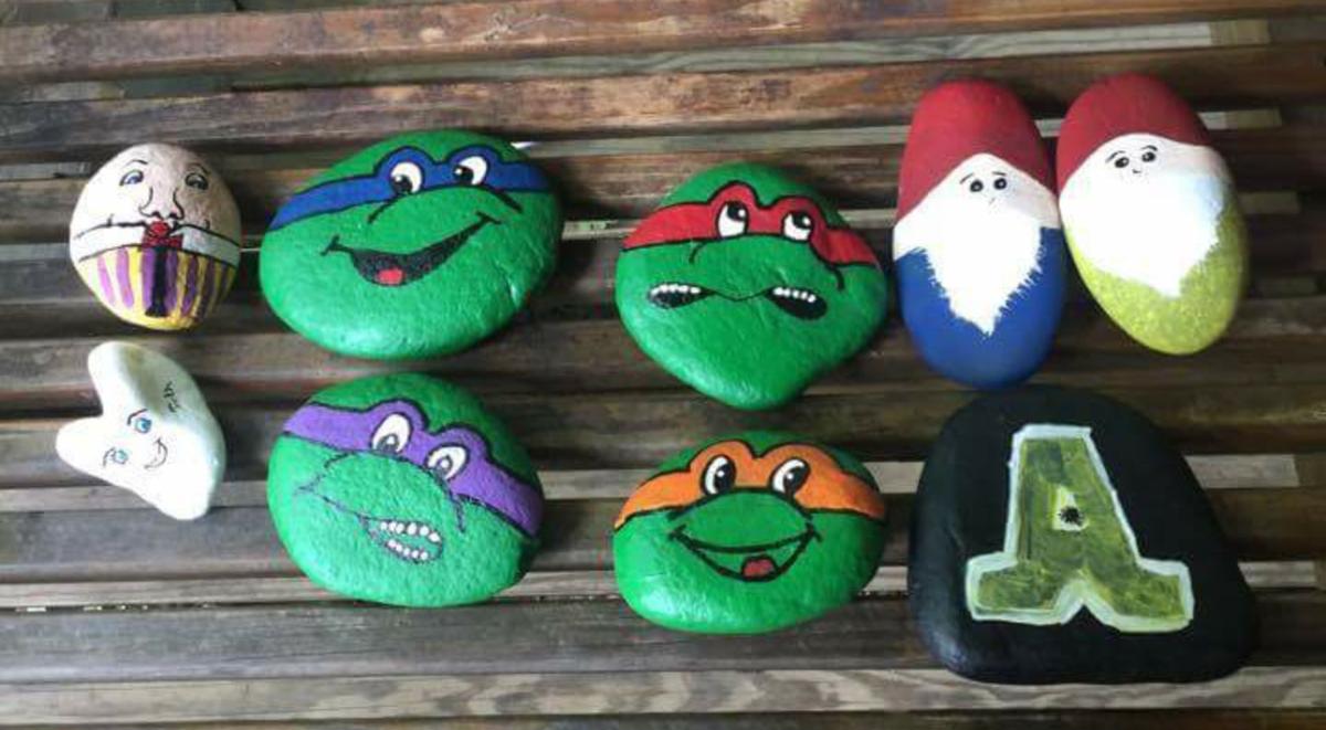 Rock Painting Takes Avery By Storm News Averyjournal Com