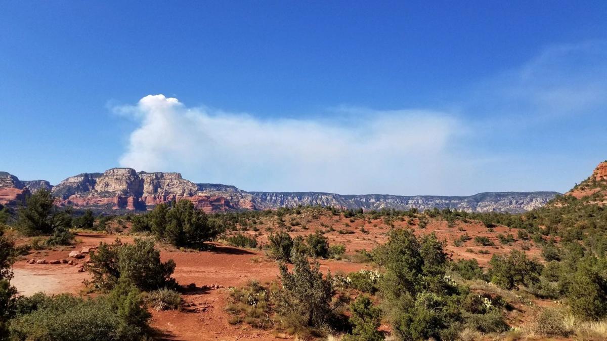 Smoke From Saber Fire Impacts Areas South Of Flagstaff News Azdailysun Com