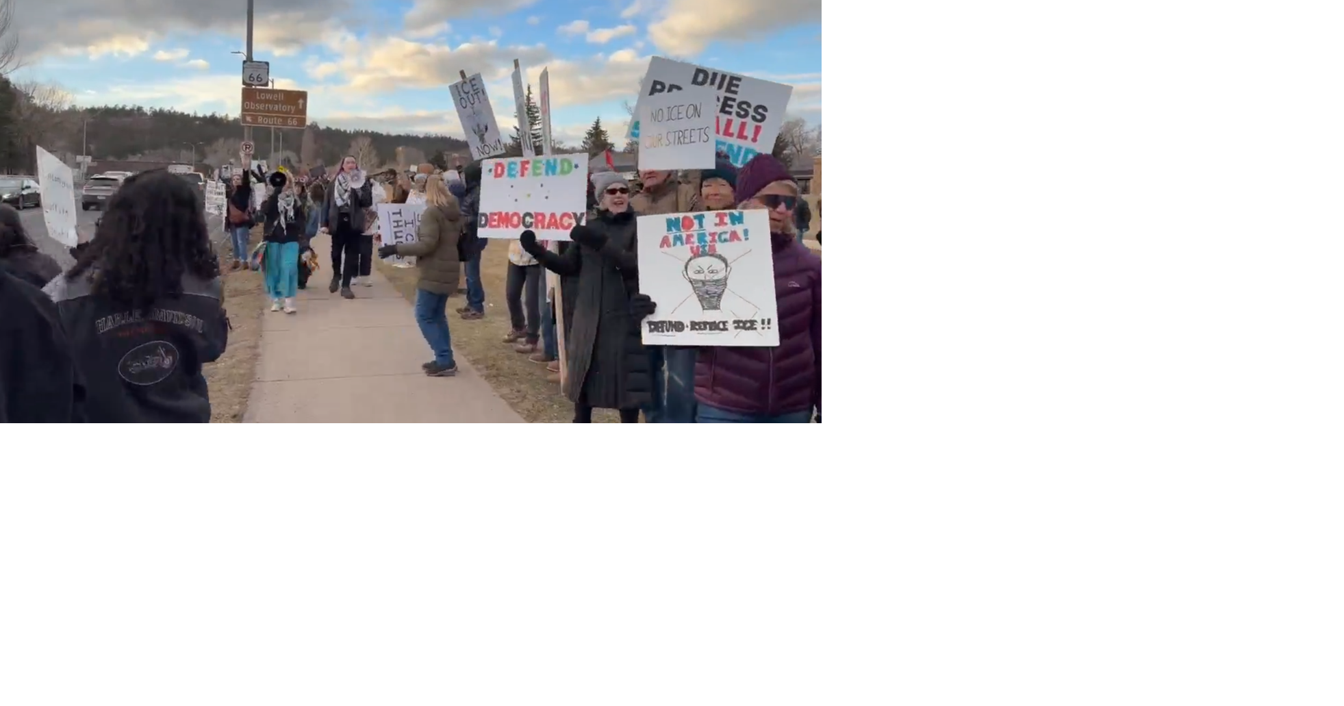 Flagstaff Police Department sends out community announcement regarding public safety, ICE