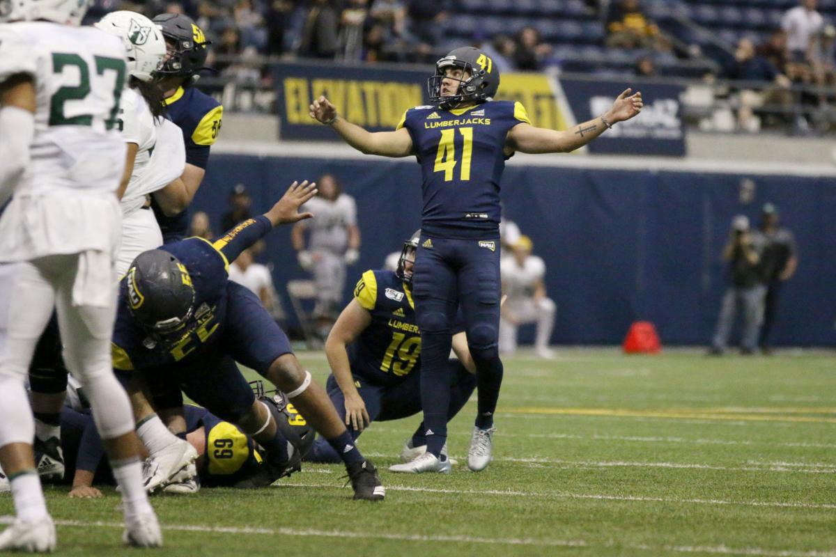 Nau S Luis Aguilar Wins Fred Mitchell Award As Nation S Top Kicker